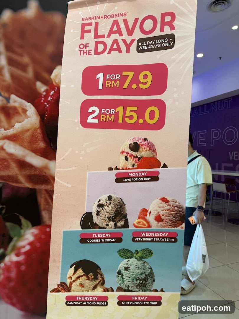 Baskin-Robbins Flavor of the Day Promotion
