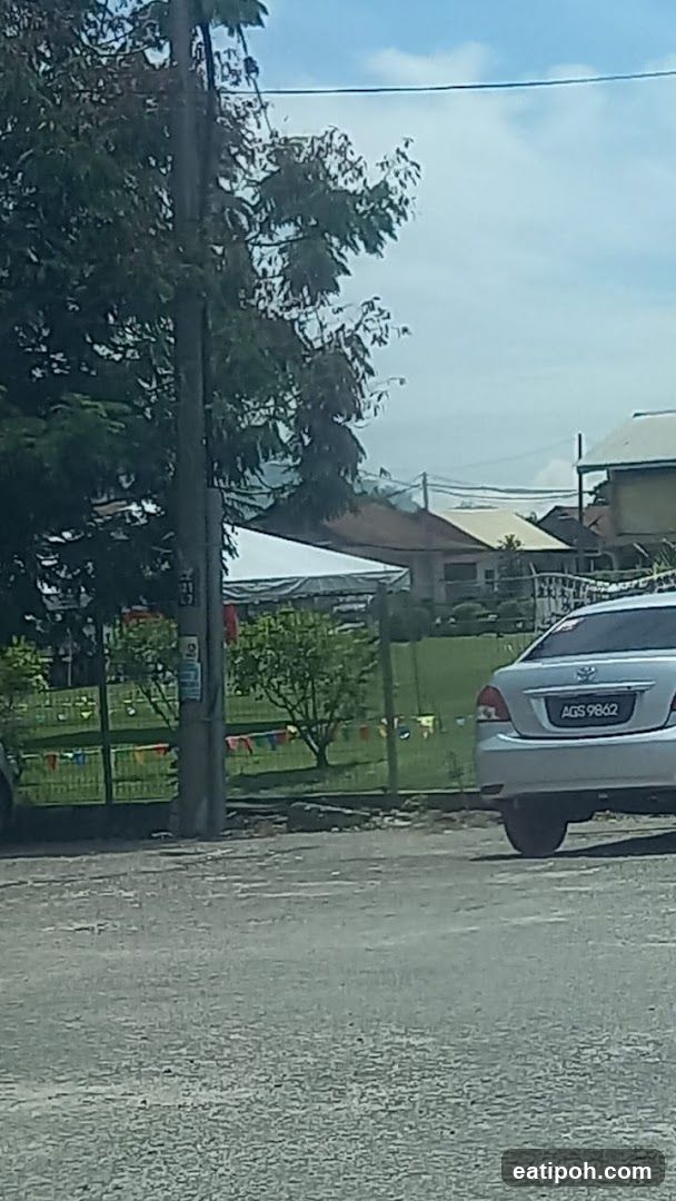 Outdoor Scene with Vehicle and Greenery