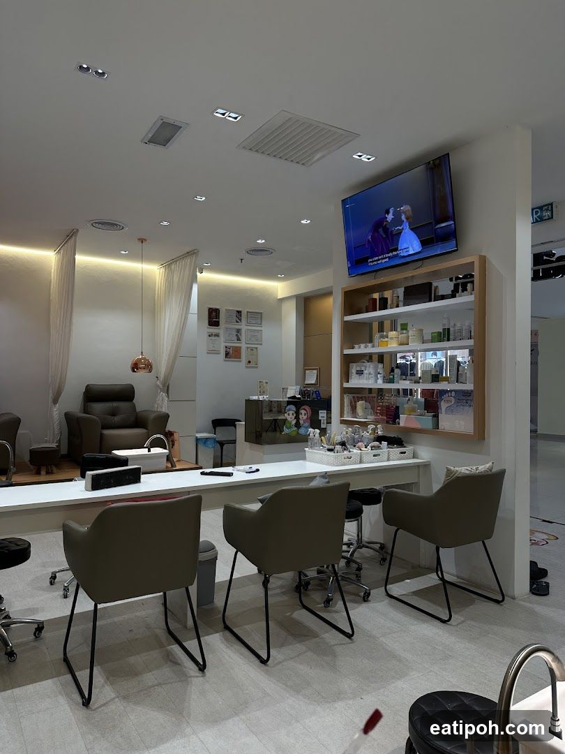 Interior of a beauty salon