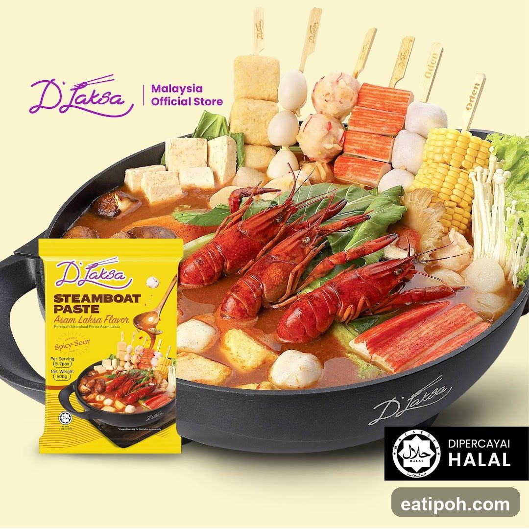 D'Laksa Steamboat Paste Advertisement