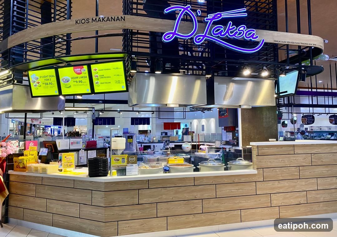 D'Laksa Food Stall Interior