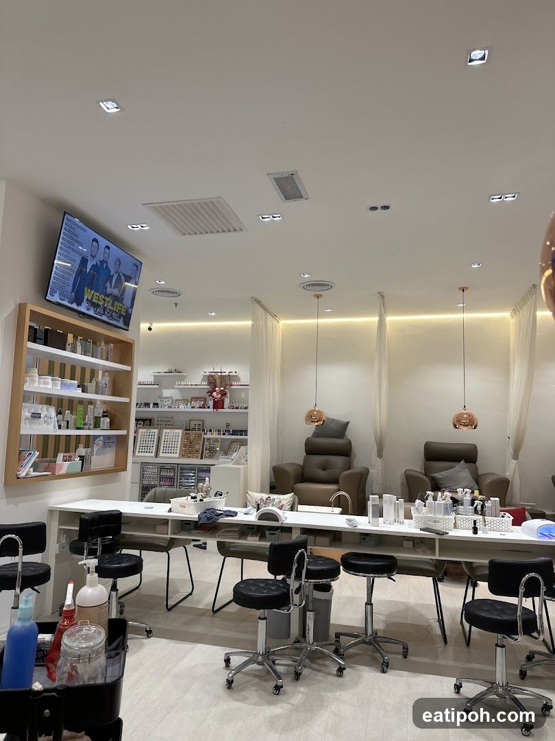 Interior of a beauty salon