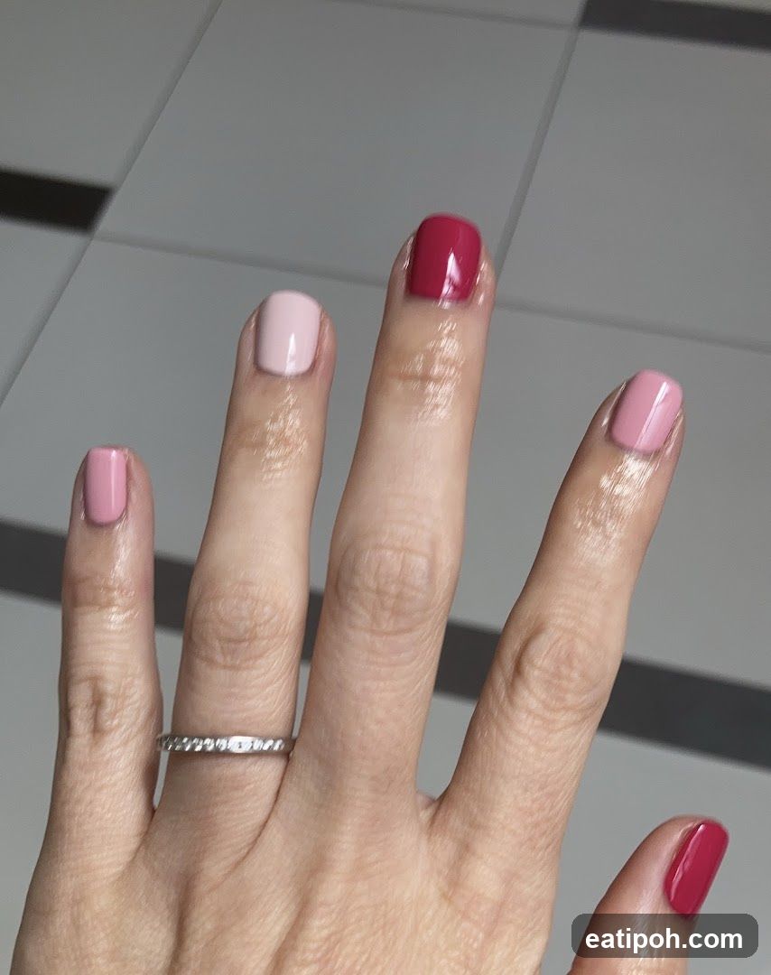 Hand with Nail Art
