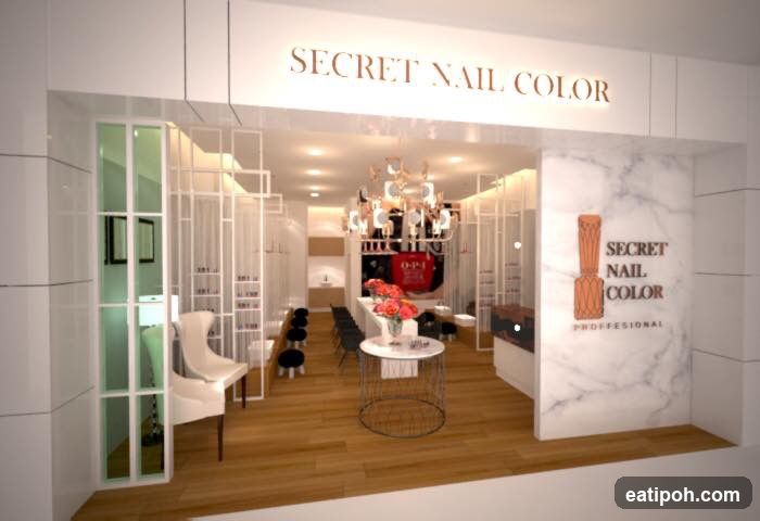 Secret Nail Color Store Interior