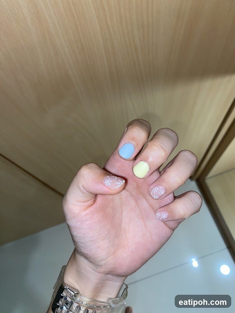 Hand with Nail Art
