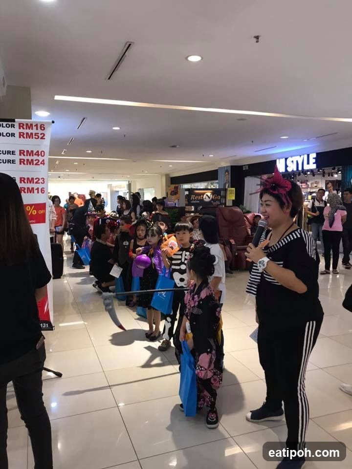 Halloween event in shopping mall