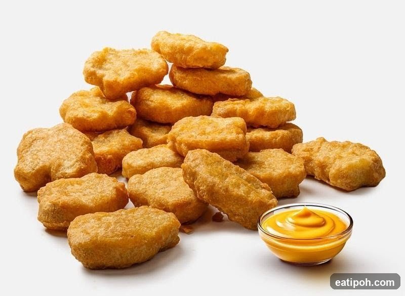 Chicken Nuggets with Cheese Dip