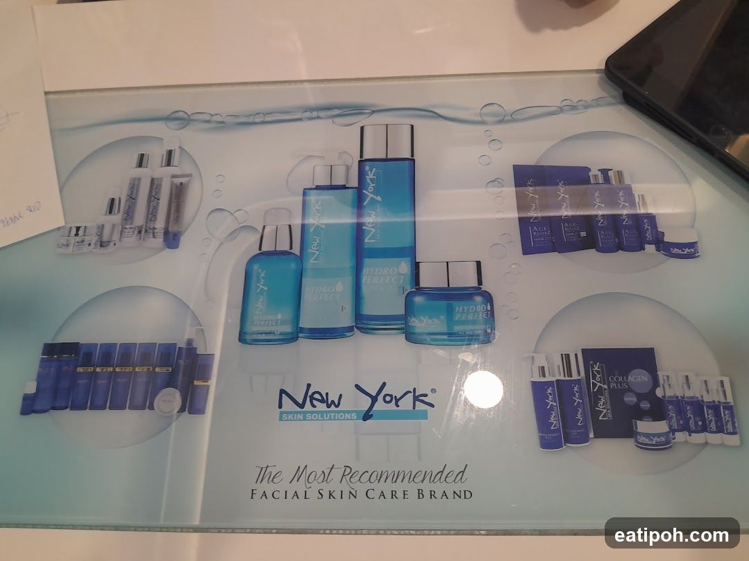 New York Skin Solutions Product Display