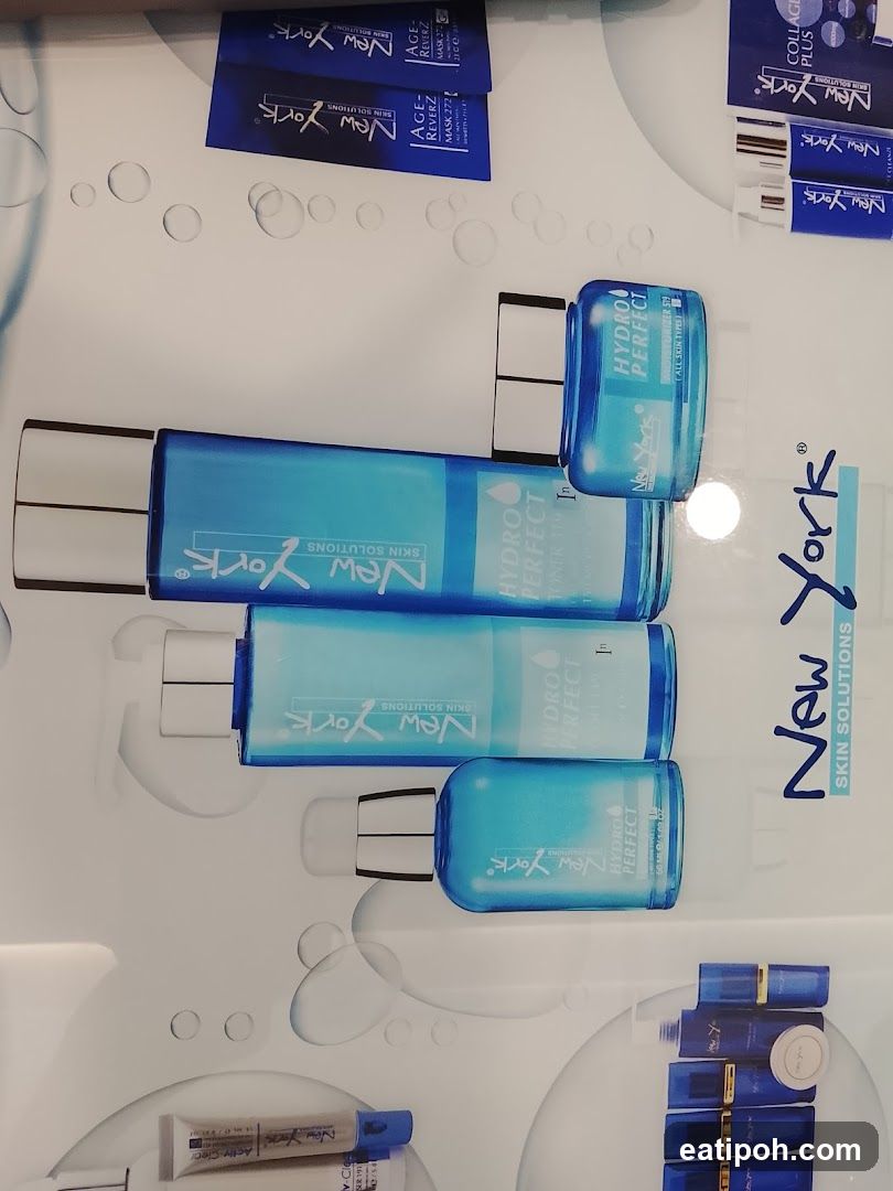 New York Skin Solutions Product Display