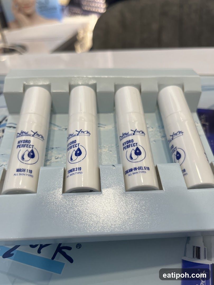 New York Hydro Perfect Product Display