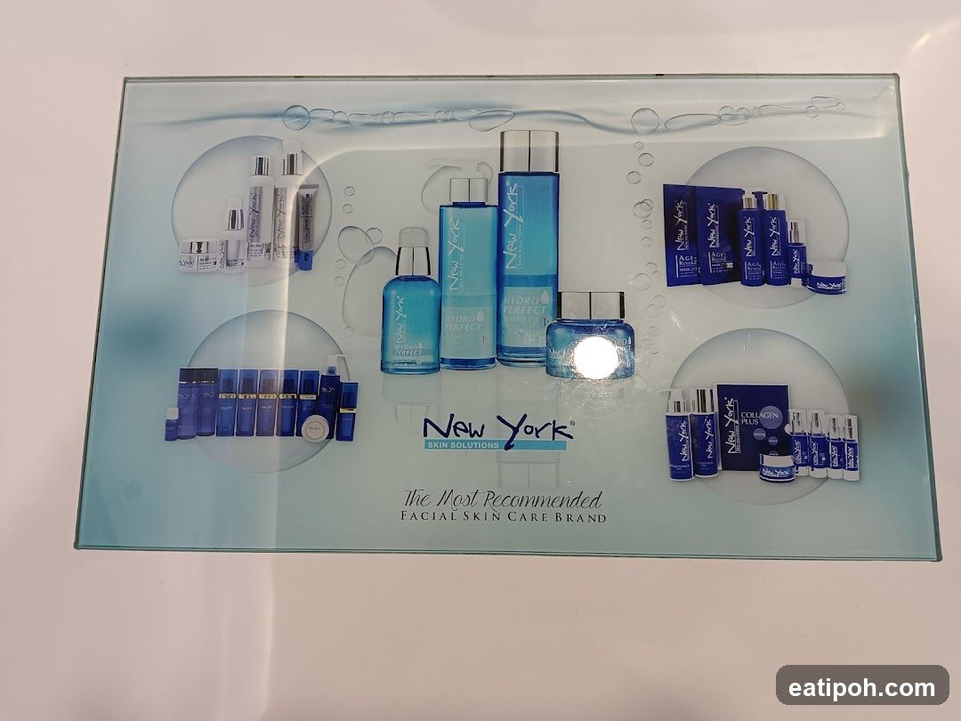New York Skin Solutions Product Display