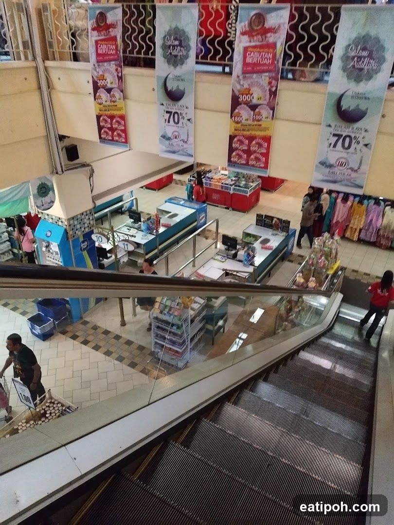 Interior View of Shopping Mall