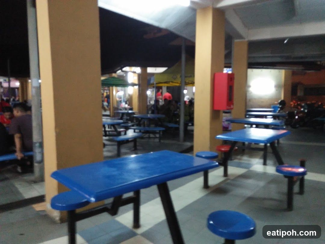 Indoor dining area