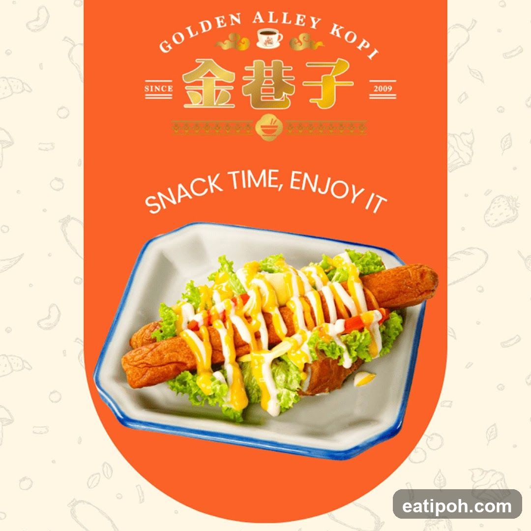 Golden Alley Kopi Snack Advertisement