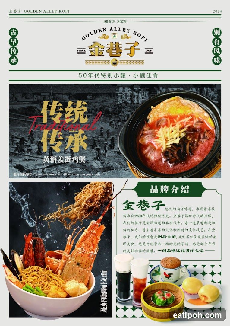 Golden Alley Kopi promotional material
