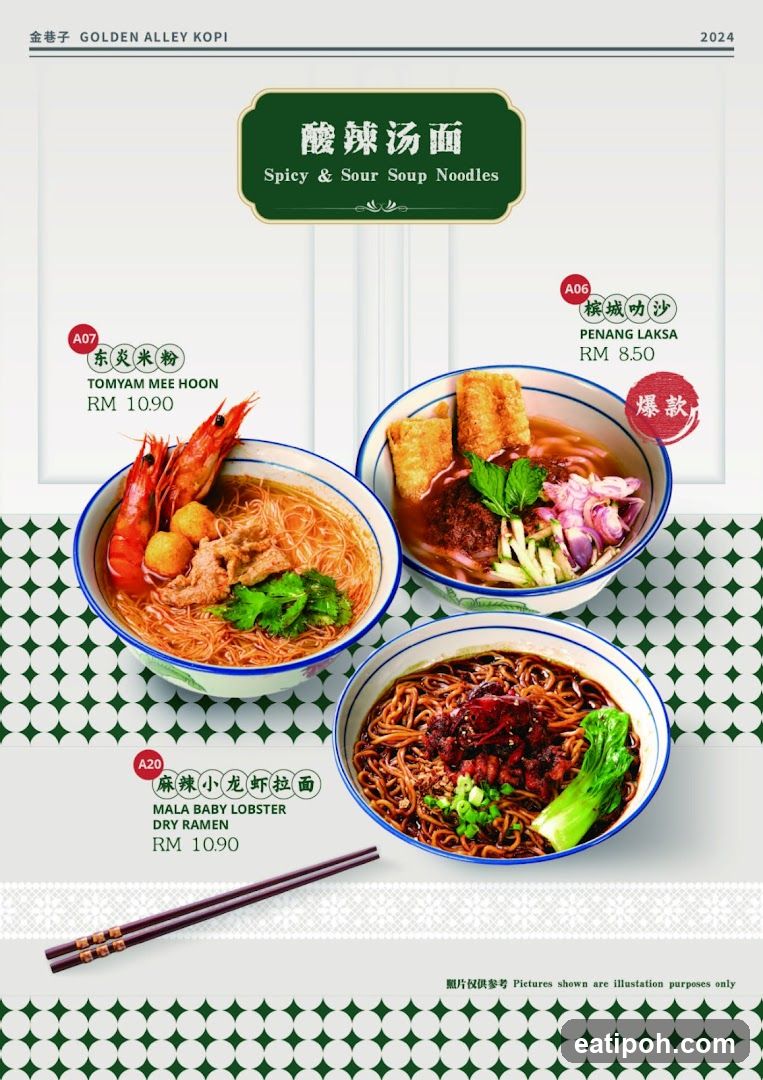 Golden Alley Kopi Menu 2024