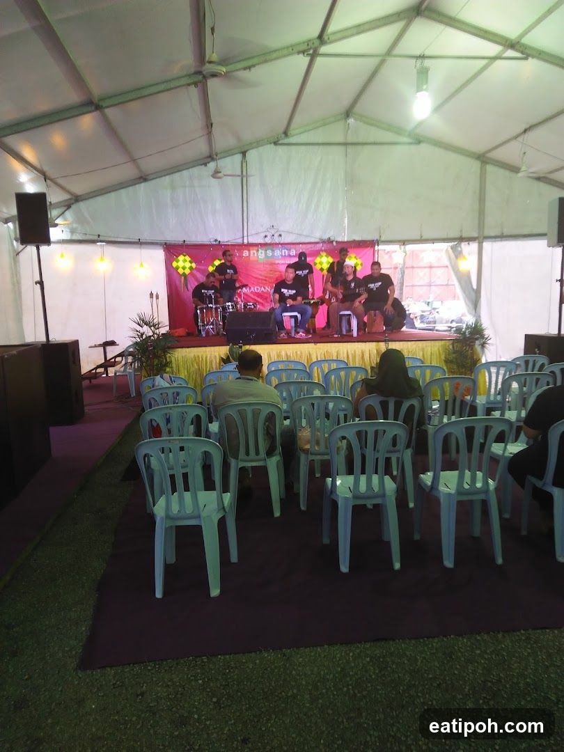 Event under tent