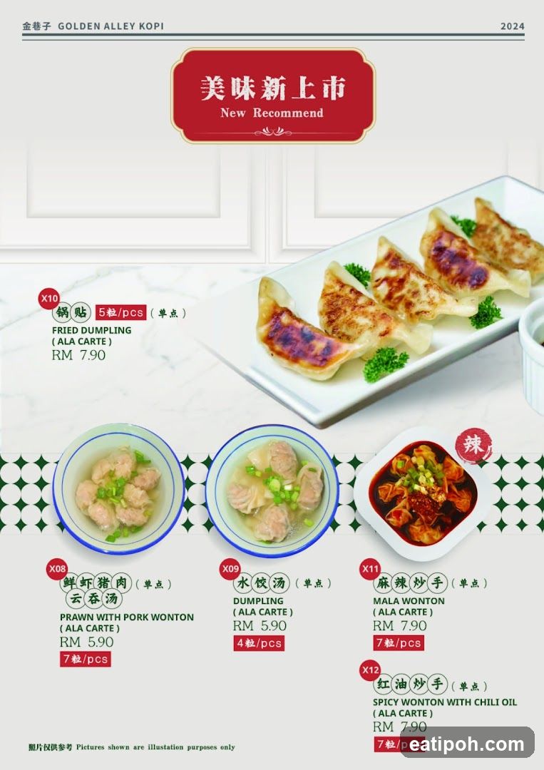 Golden Alley Kopi - New Recommend Menu 2024