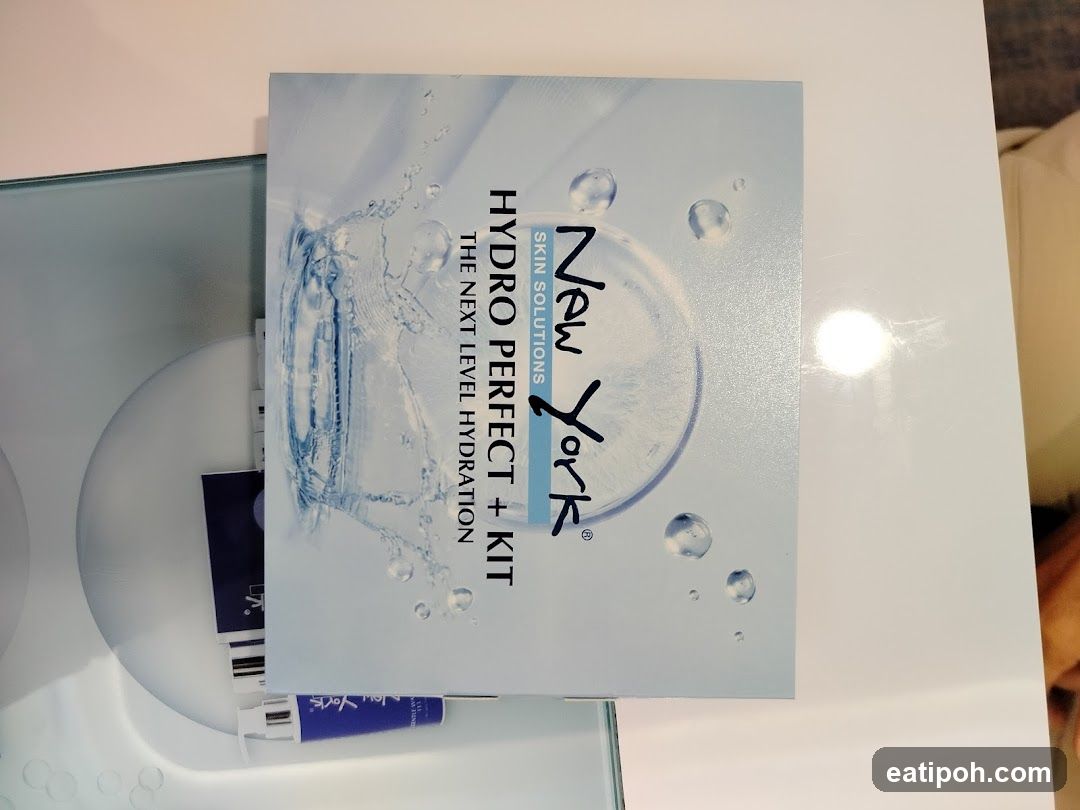 New York Skin Solutions Hydro Perfect + Kit Packaging
