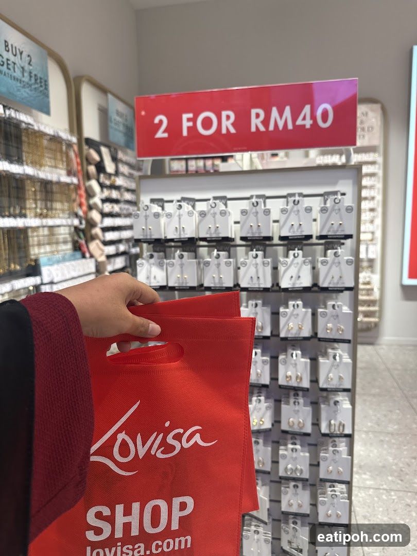 Inside Lovisa Store