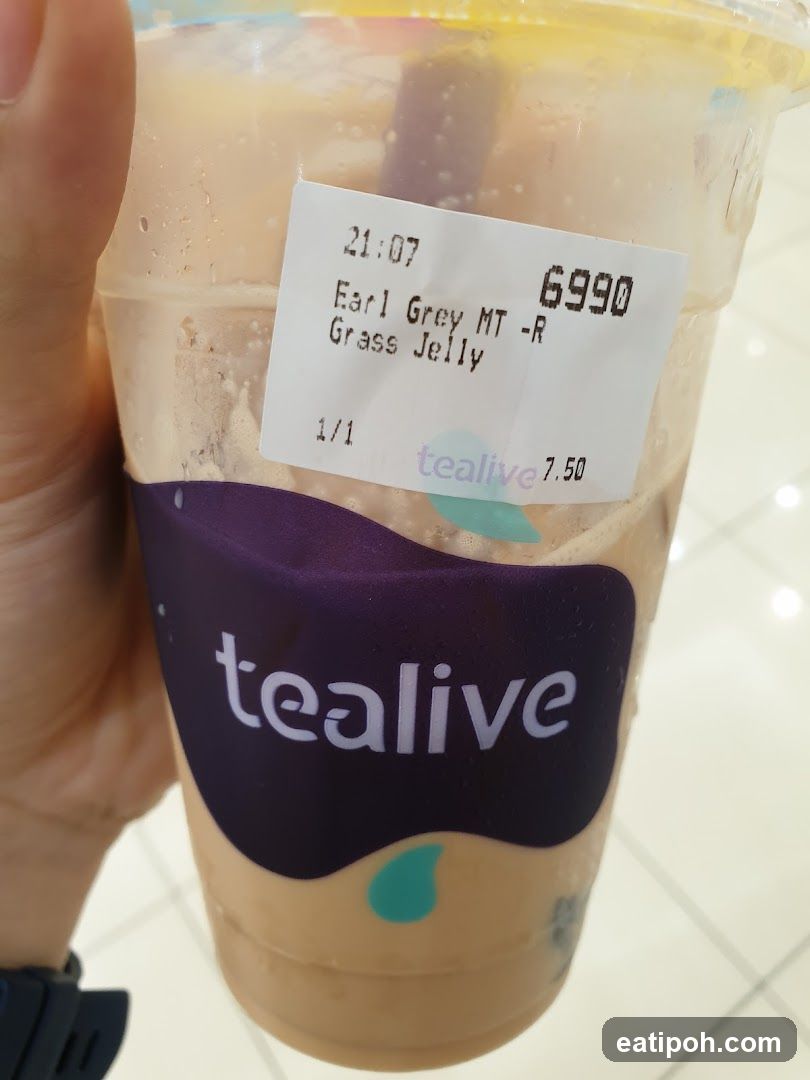 Tealive drink cup