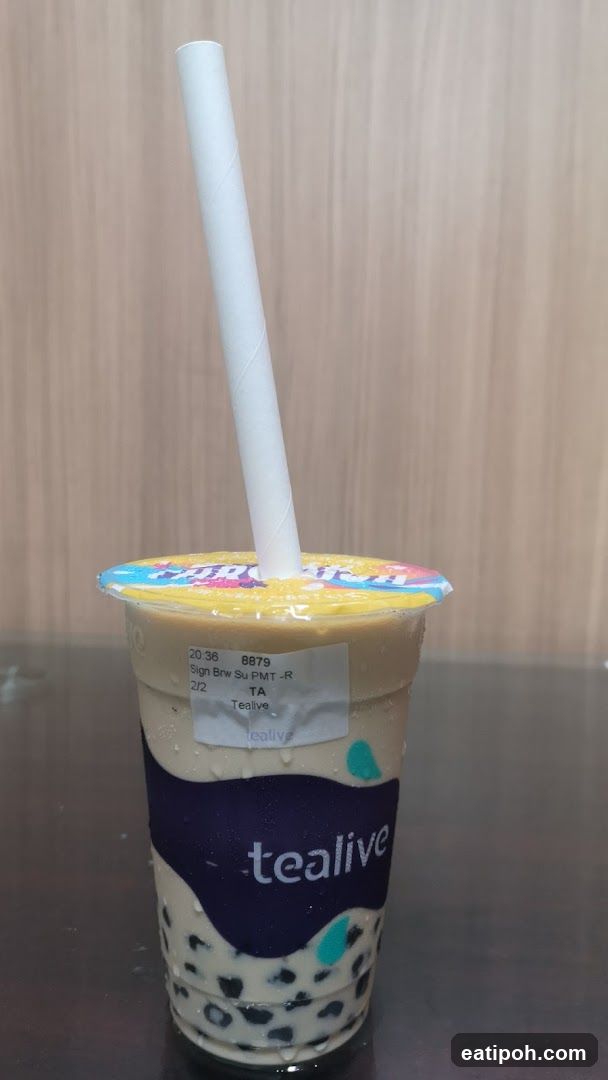 Tealive Bubble Tea Cup