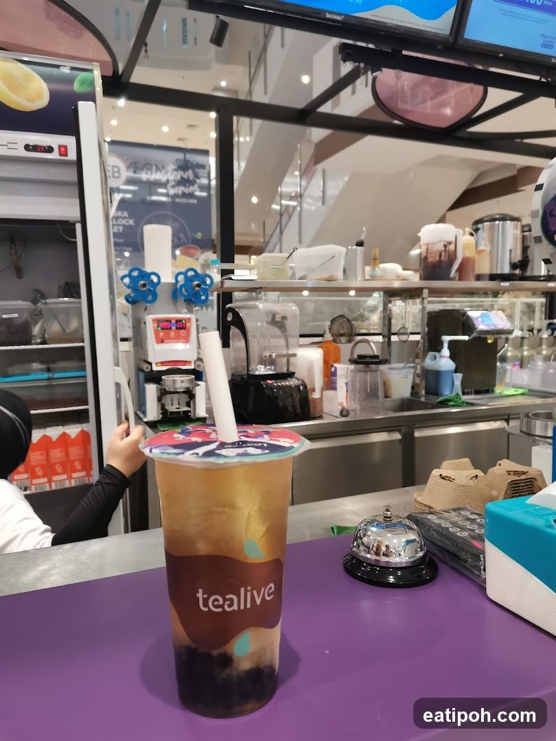Tealive Bubble Tea Shop Interior