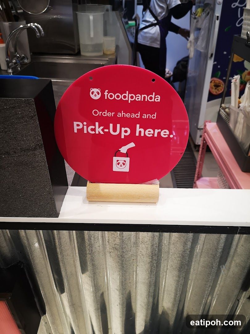Foodpanda Pickup Sign
