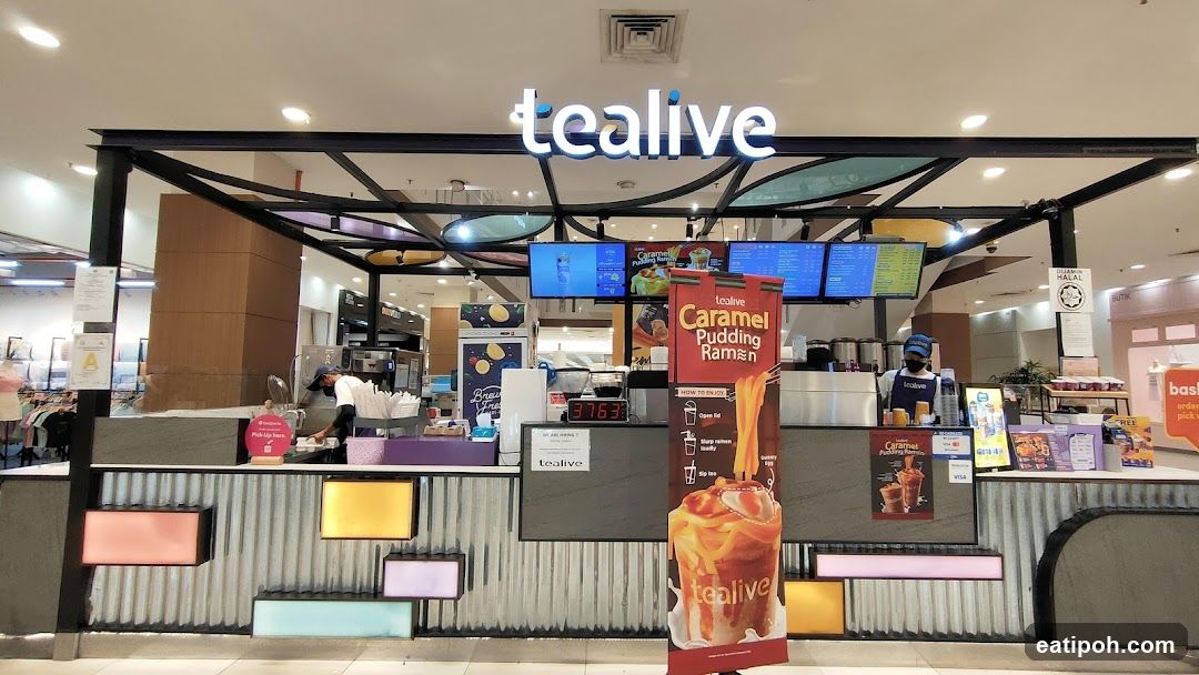 Tealive Storefront Interior