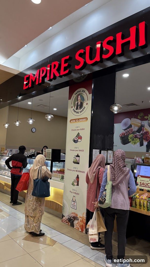Empire Sushi storefront interior