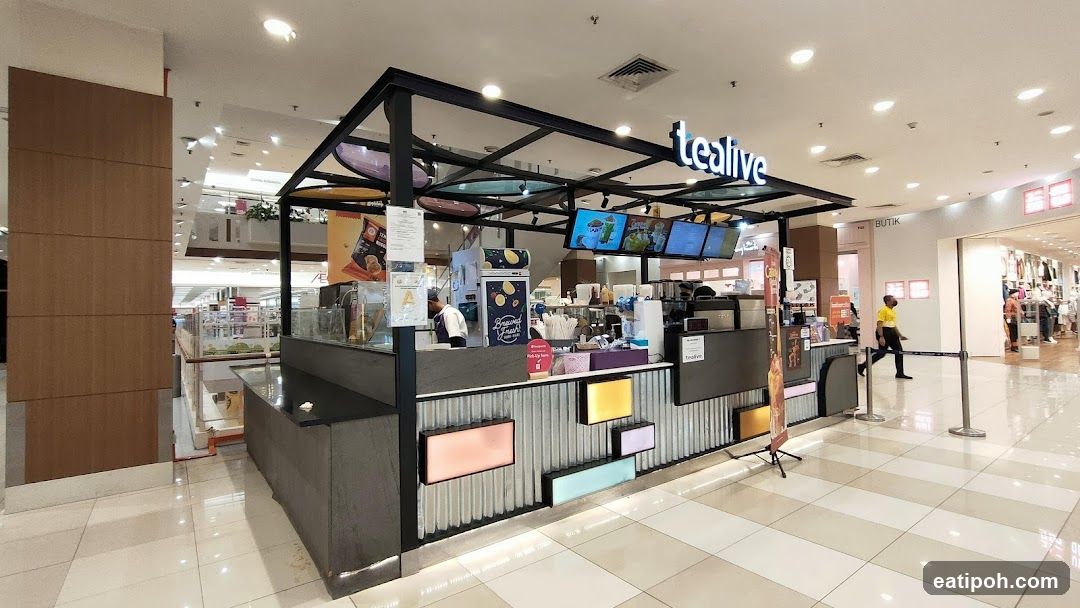 Tealive Storefront in Mall