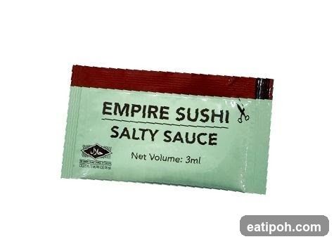 Empire Sushi Salty Sauce Packet