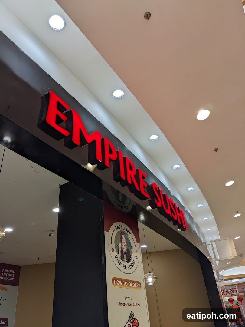 Empire Sushi storefront interior view