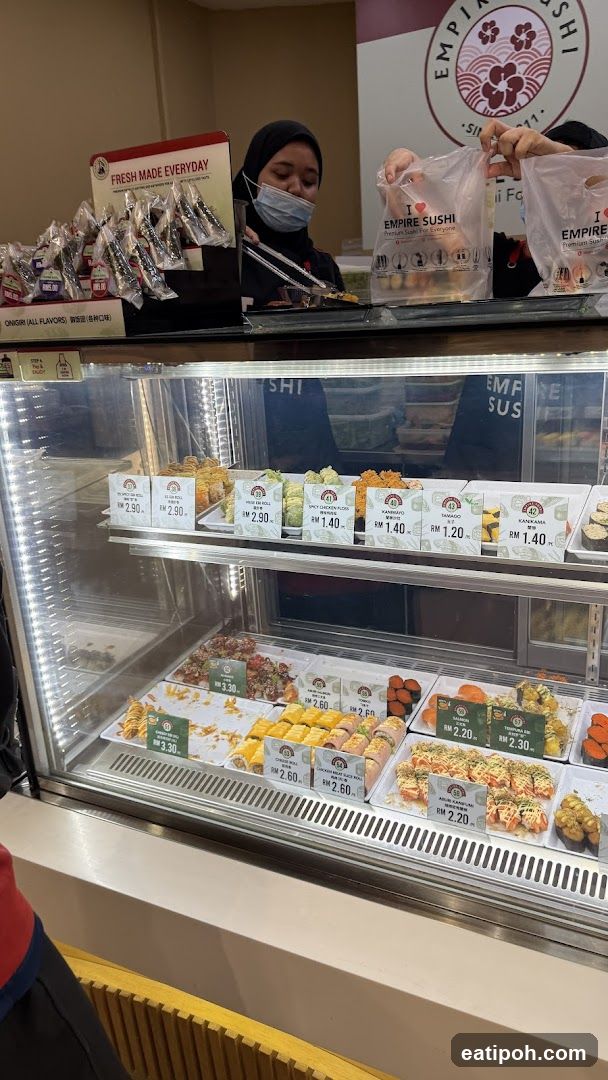 Empire Sushi Interior Counter