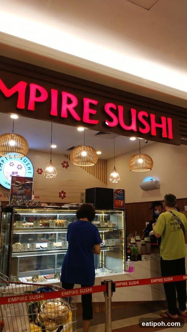 Empire Sushi storefront interior