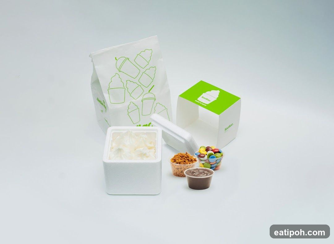 Ice Cream Toppings and Packaging