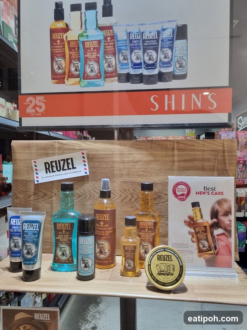 Reuzel Product Display at Shin's Store