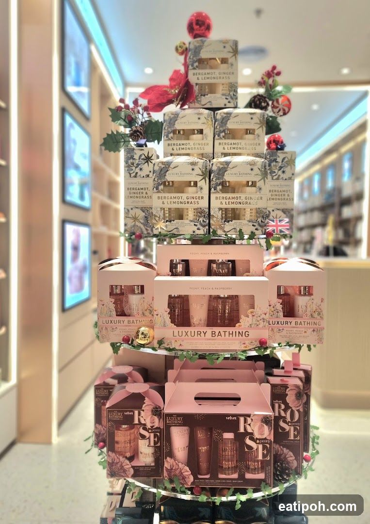 Luxury Bathing Product Display