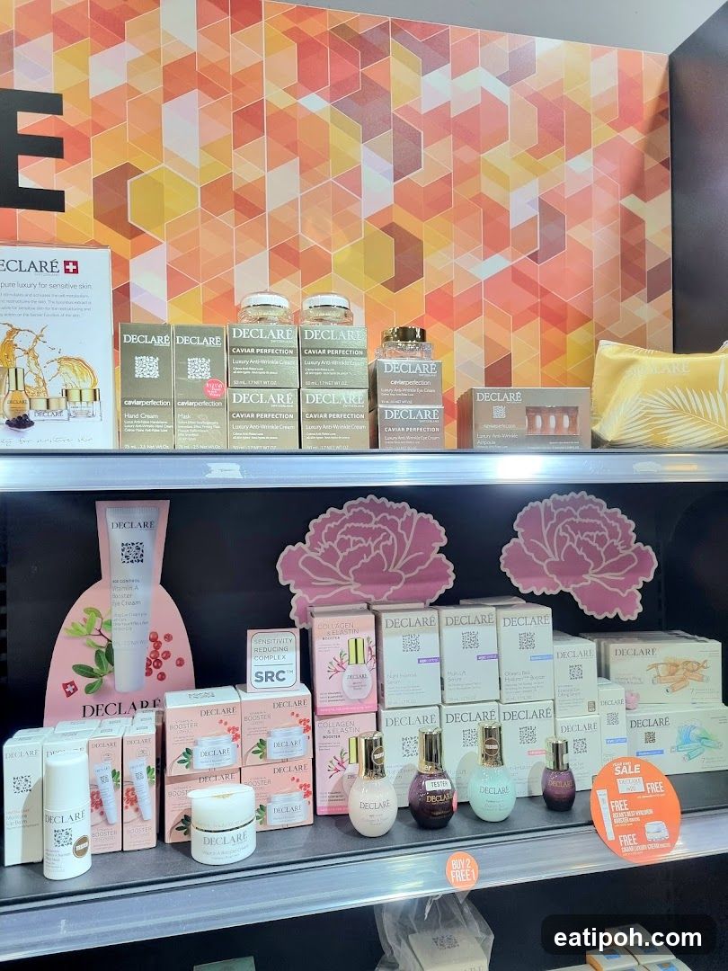 Store Display of Declare Products
