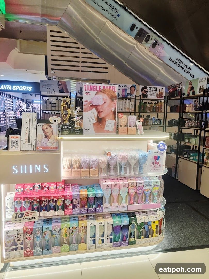 Shins Beauty Product Display