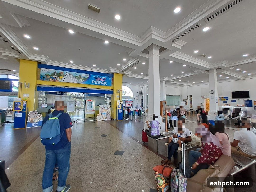 Interior of a transportation terminal