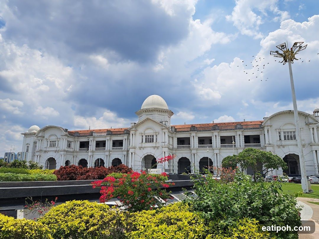Historic Building with Garden View
