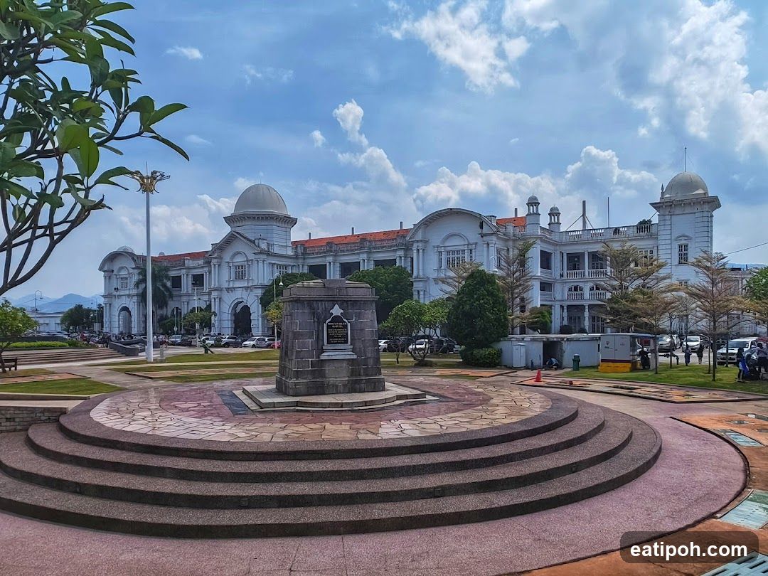 Public Square with Historical Building