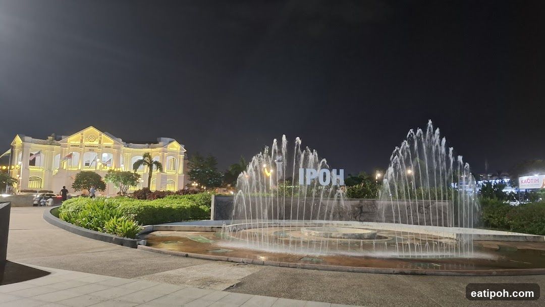 IPOH City Center at Night