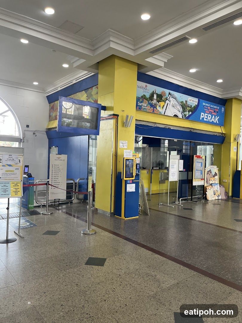 Interior of a transportation hub