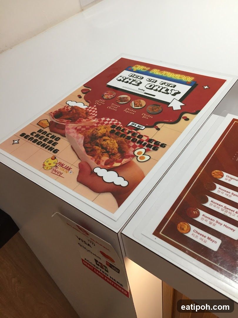 Promotional Poster on Counter