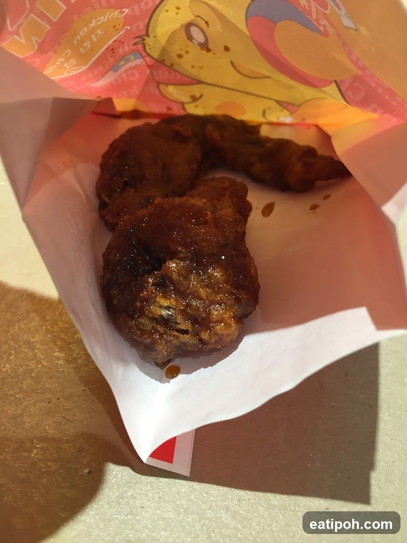 Chicken Wings in Paper Wrapper