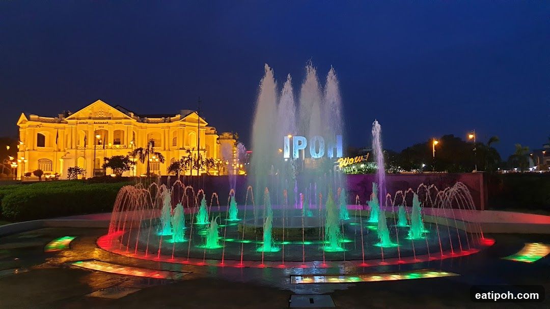 IPOH Fountain at Night