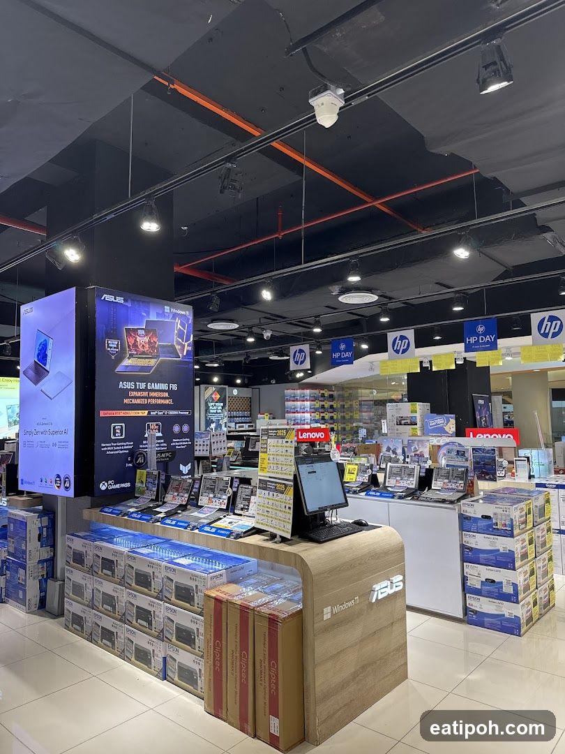 Electronics Store Interior