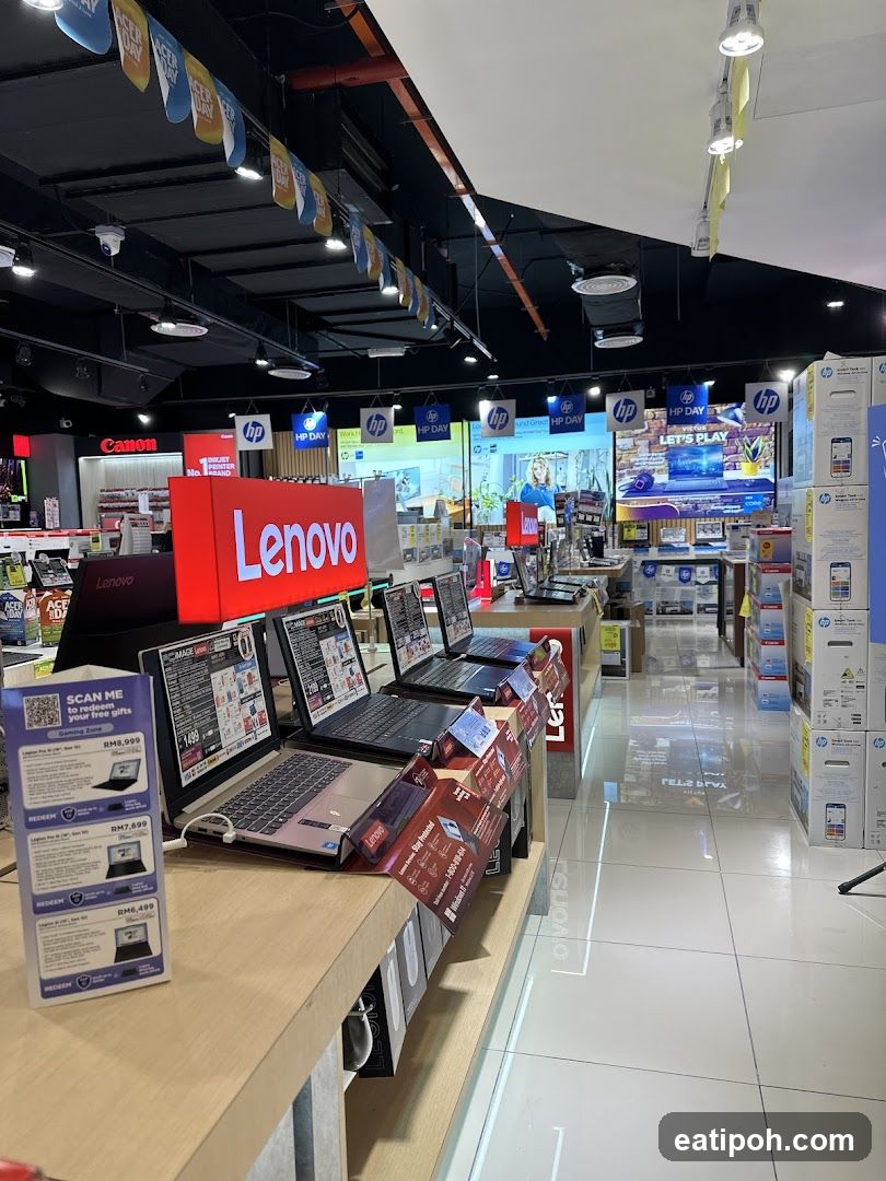 Electronics Store Interior